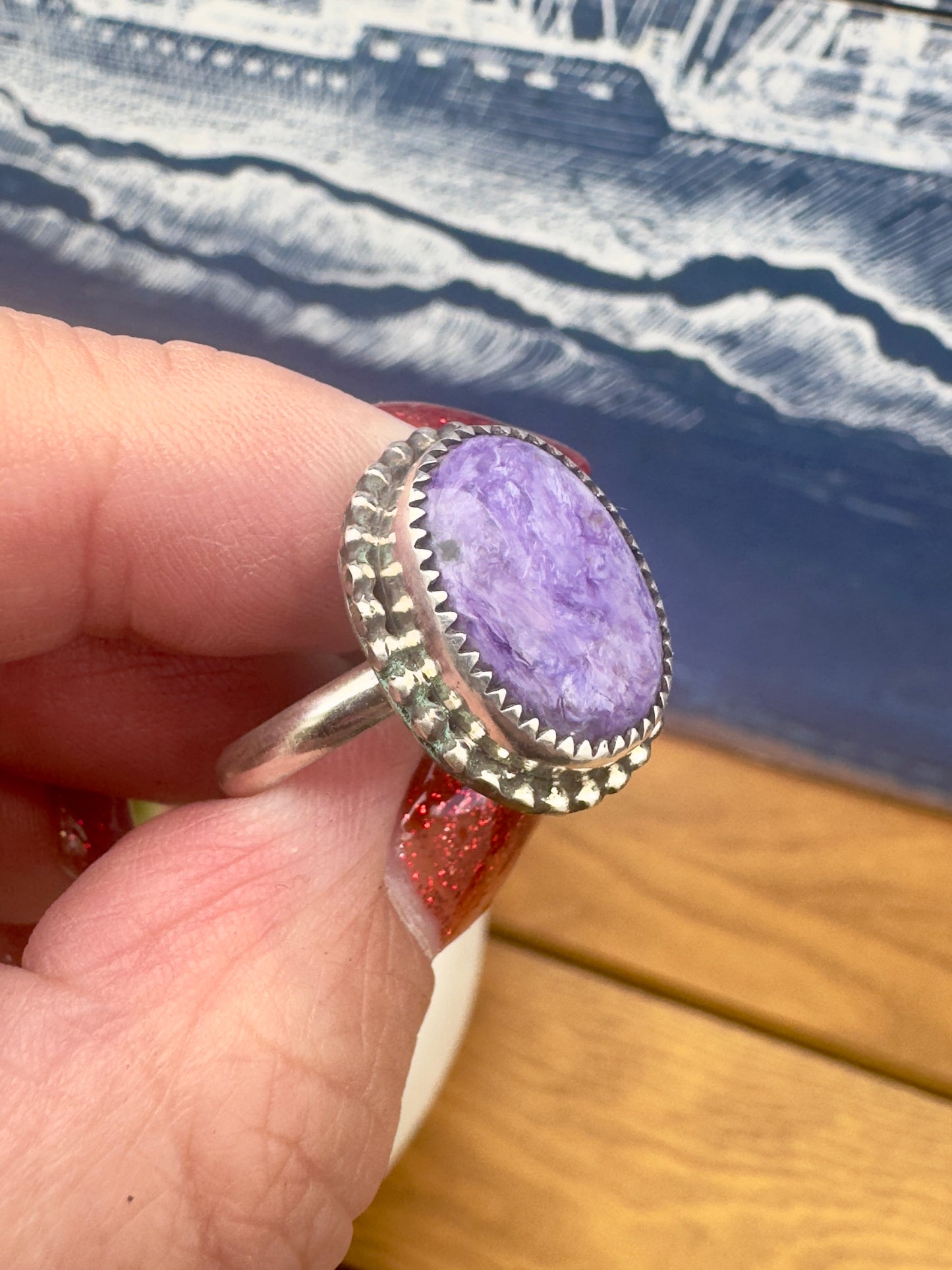Charoite size 8.5