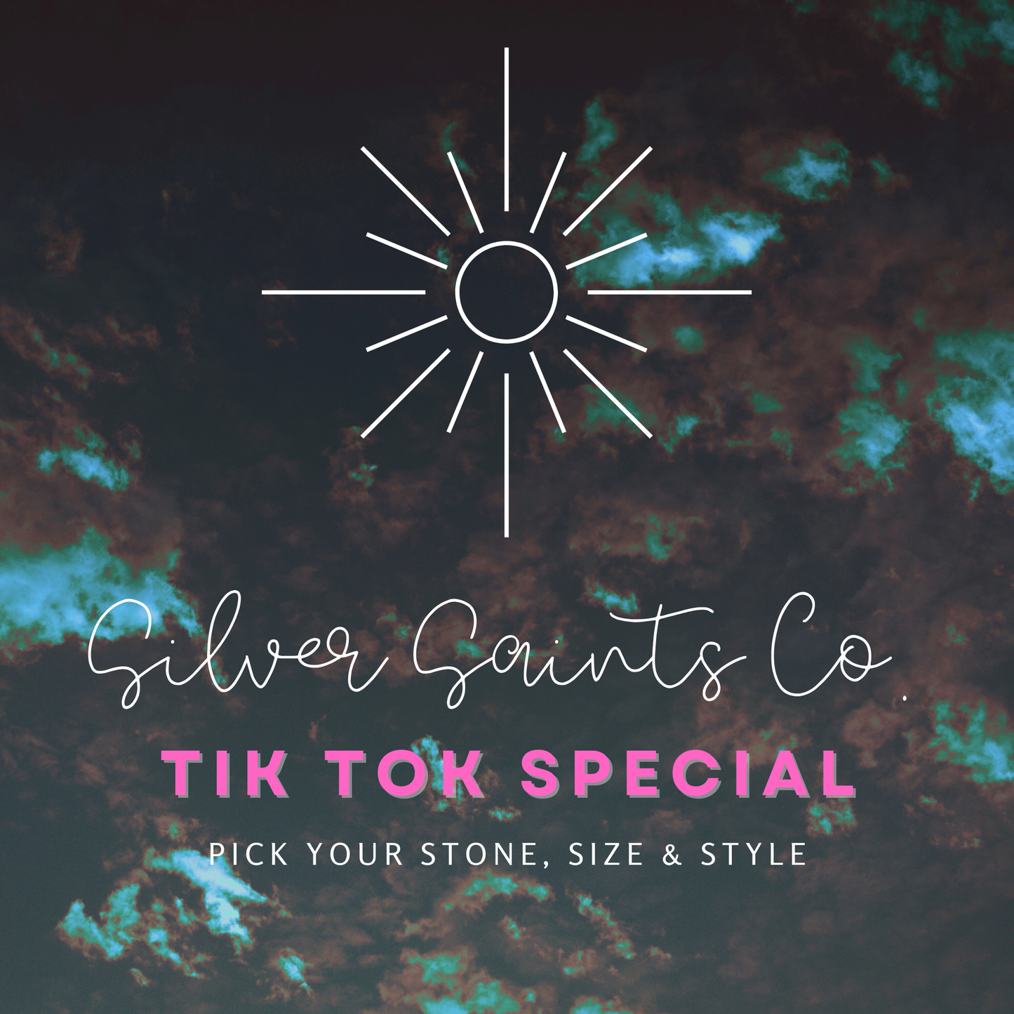 TikTok LIVE - Pick your stone, size & style