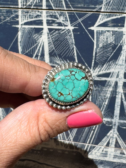 Bamboo Mountain Turquoise ring Size 9.5