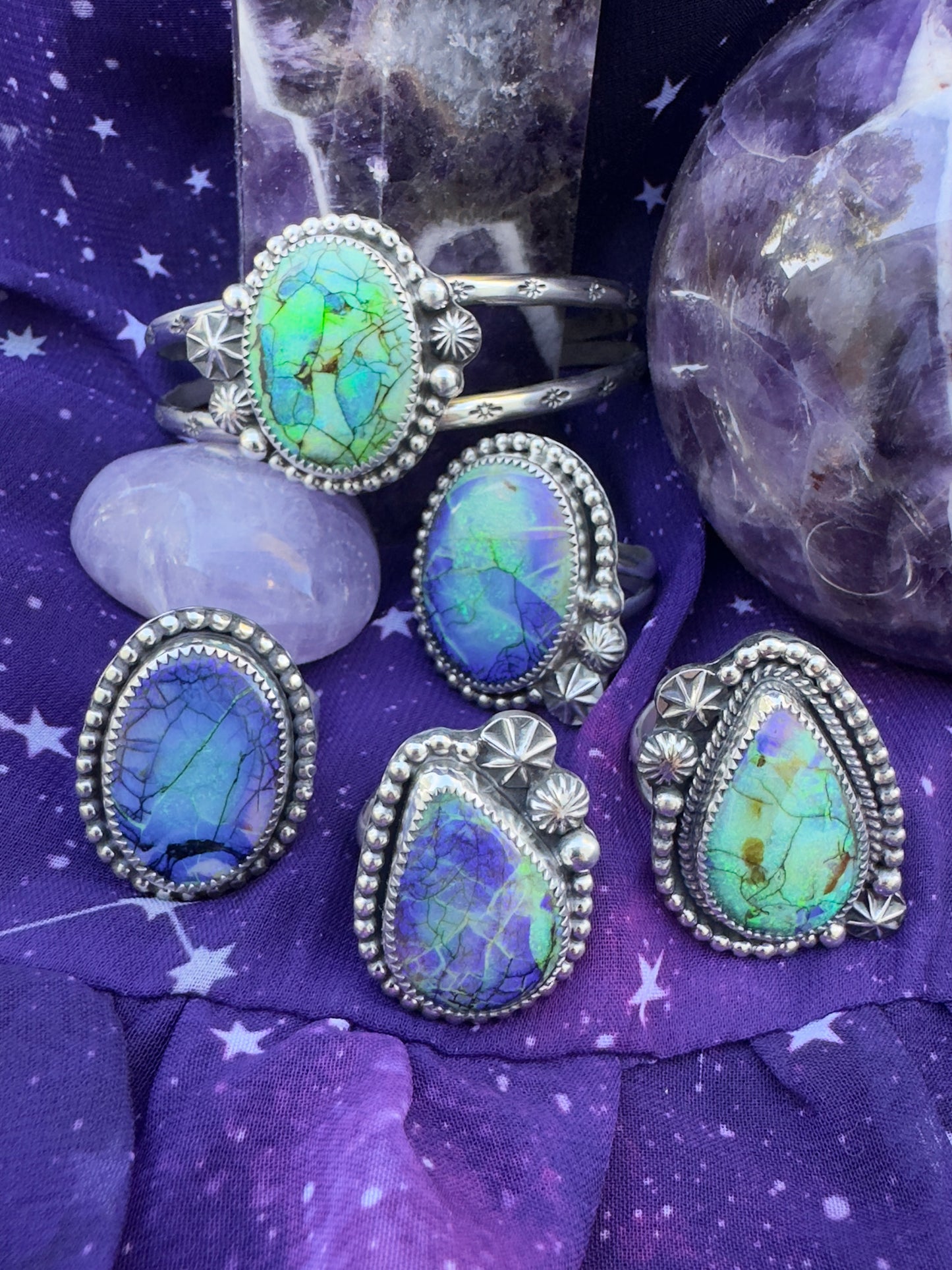 Monarch Opal Ring size 9