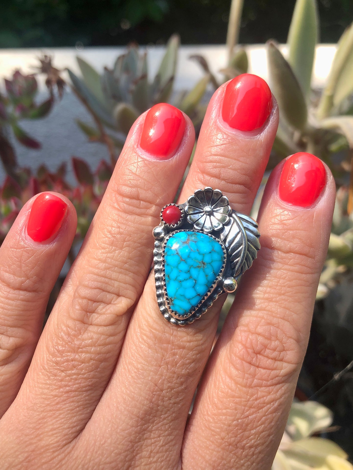 "Senorita" Kingman Turquoise Size 8
