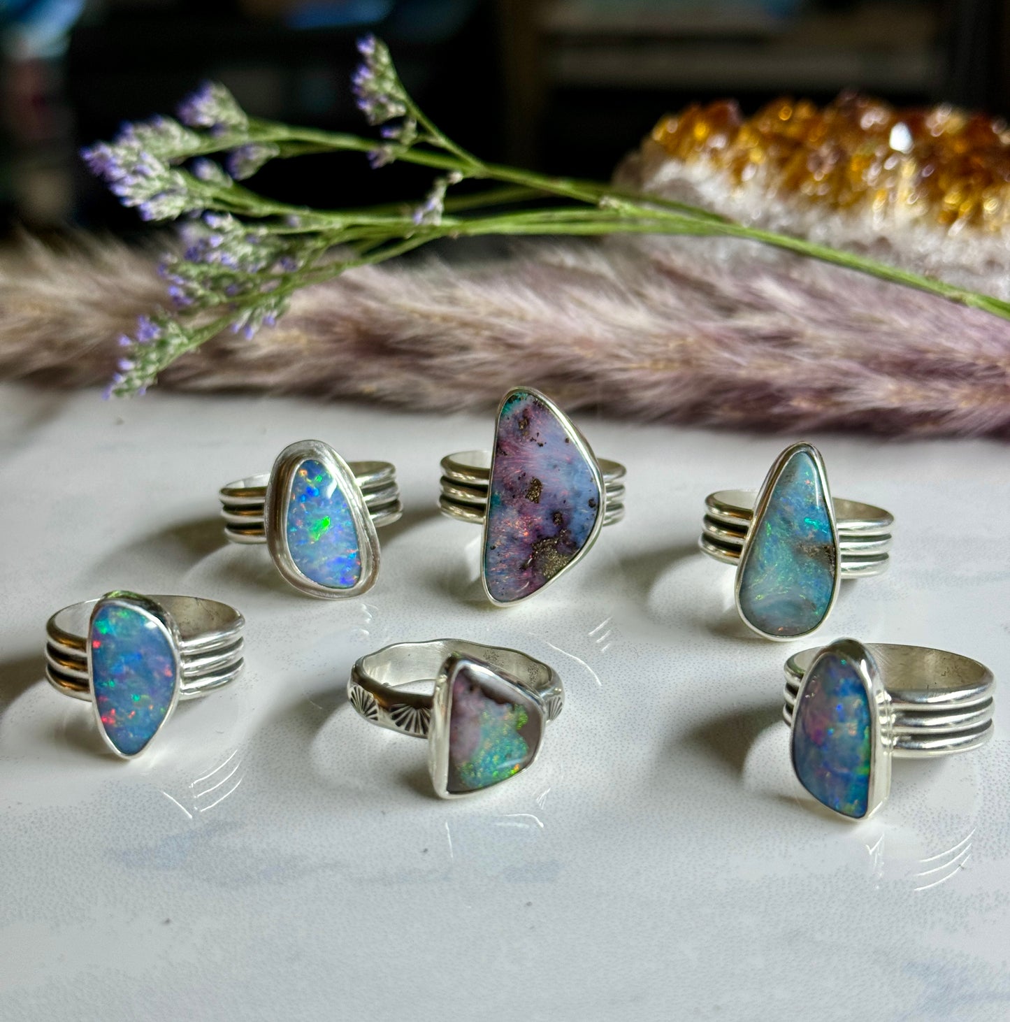 Australian Opal ring size 6.5