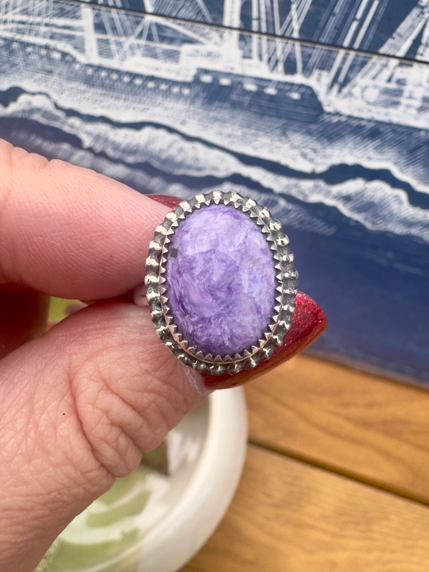 Charoite size 8.5
