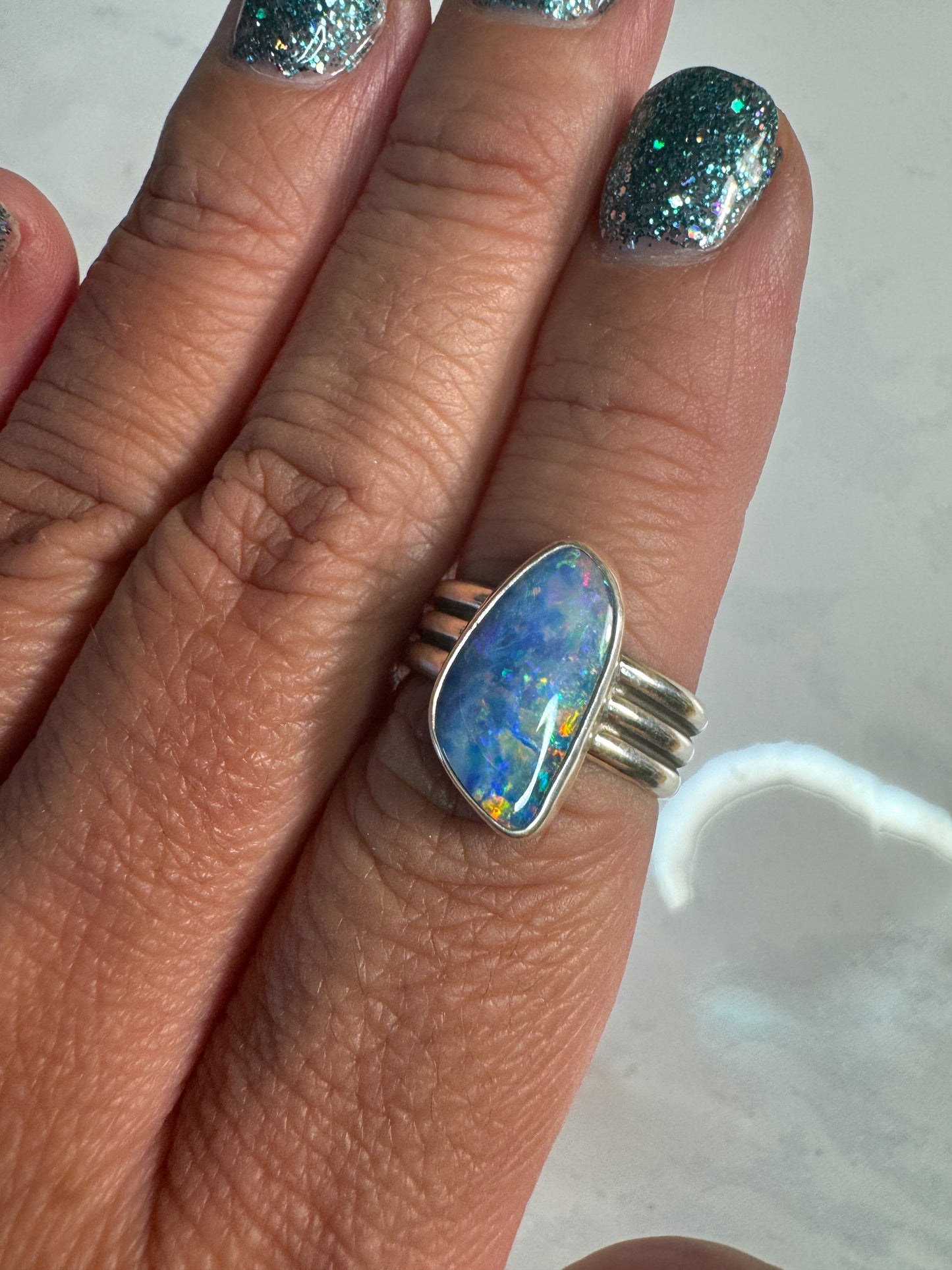 Australian Opal ring size 6.5