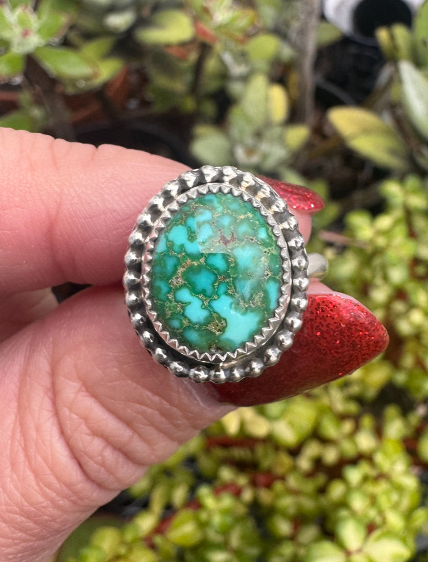 Sonoran Gold Turquoise ring Size 7.5