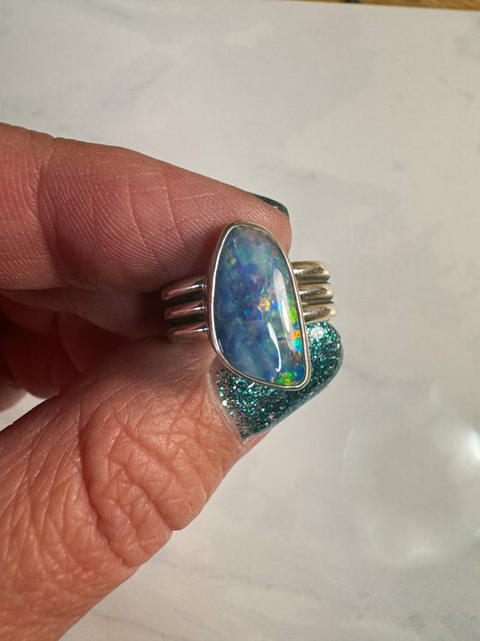 Australian Opal ring size 6.5