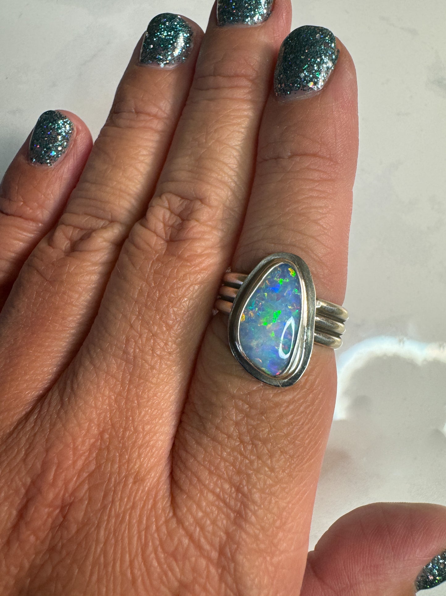 Australian Opal ring size 8.5