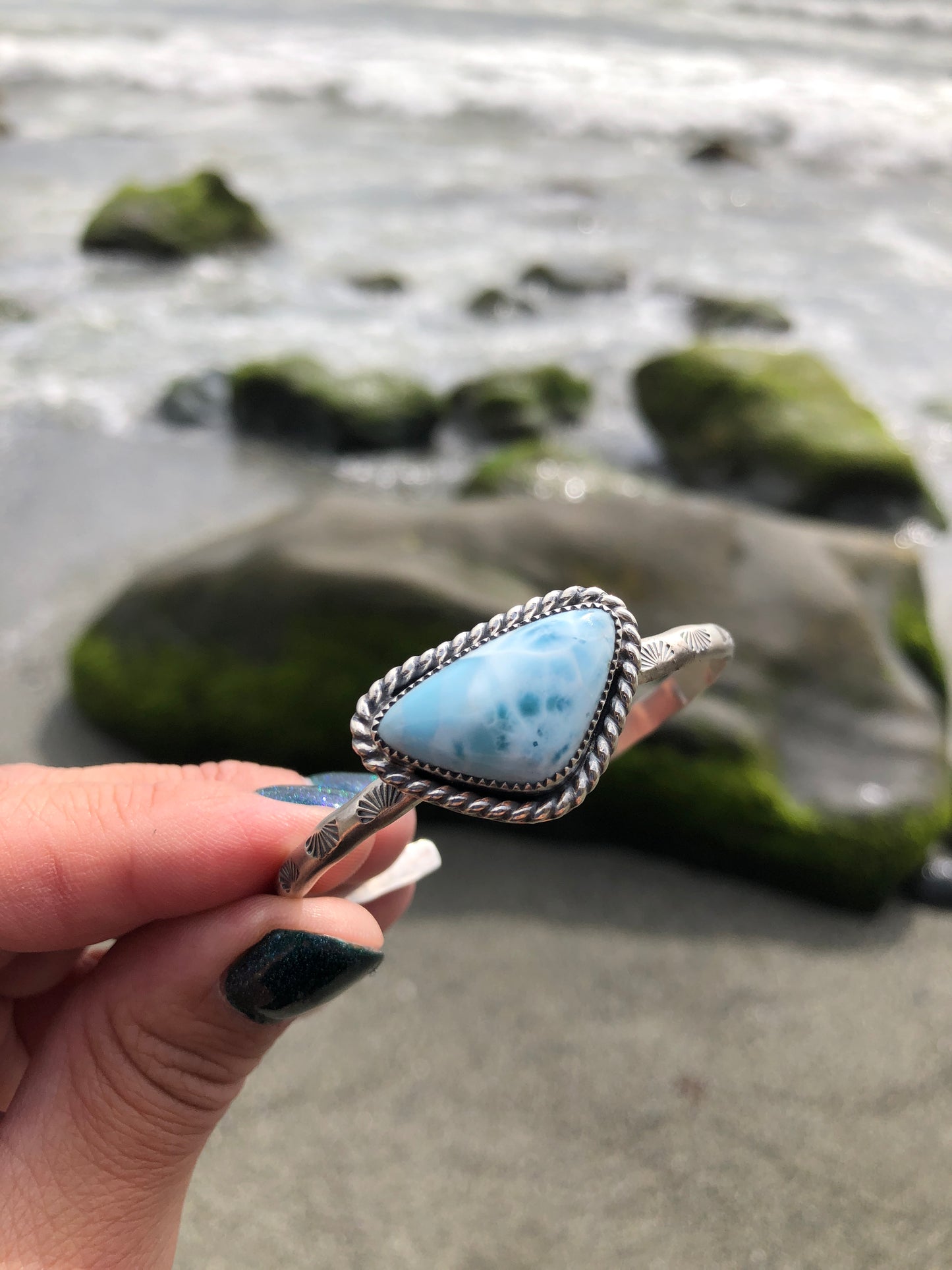 Larimar cuff size 7