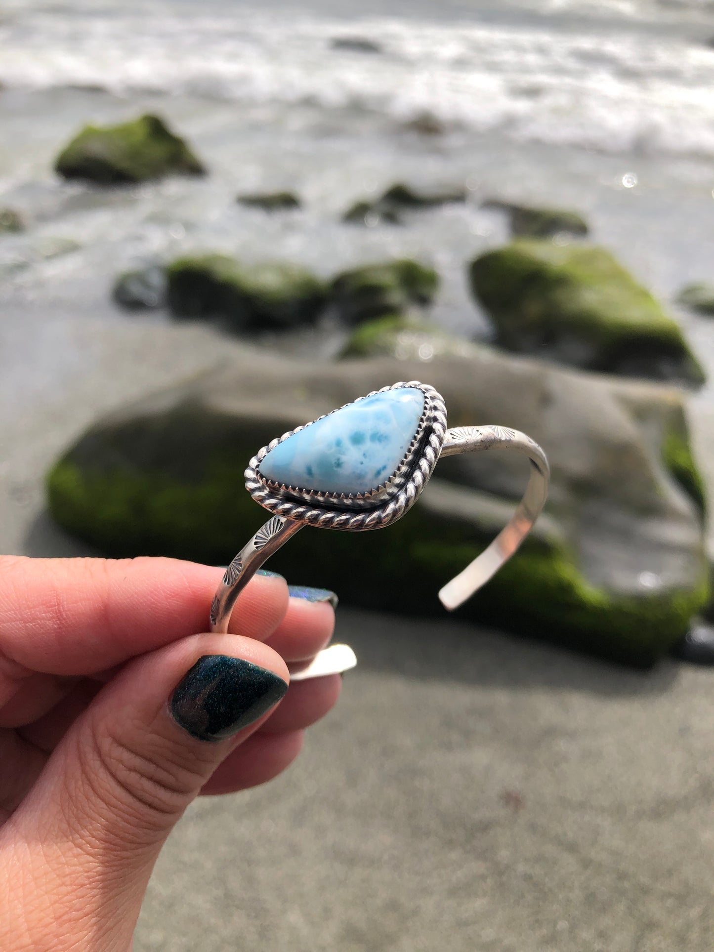 Larimar cuff size 7