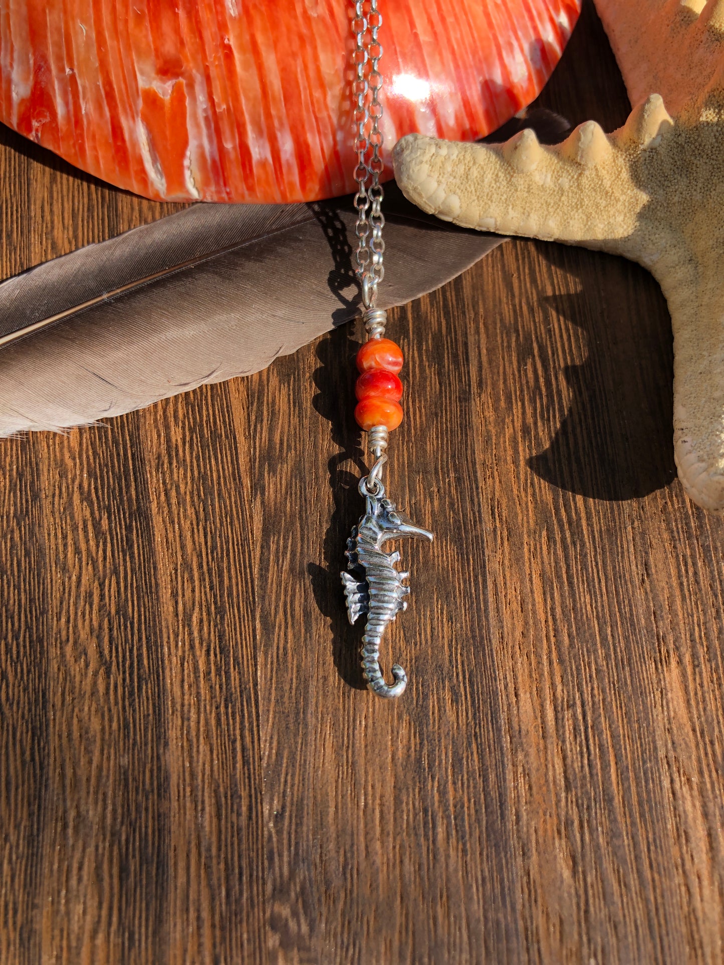 Ocean Vibes: Spiny Oyster Necklace