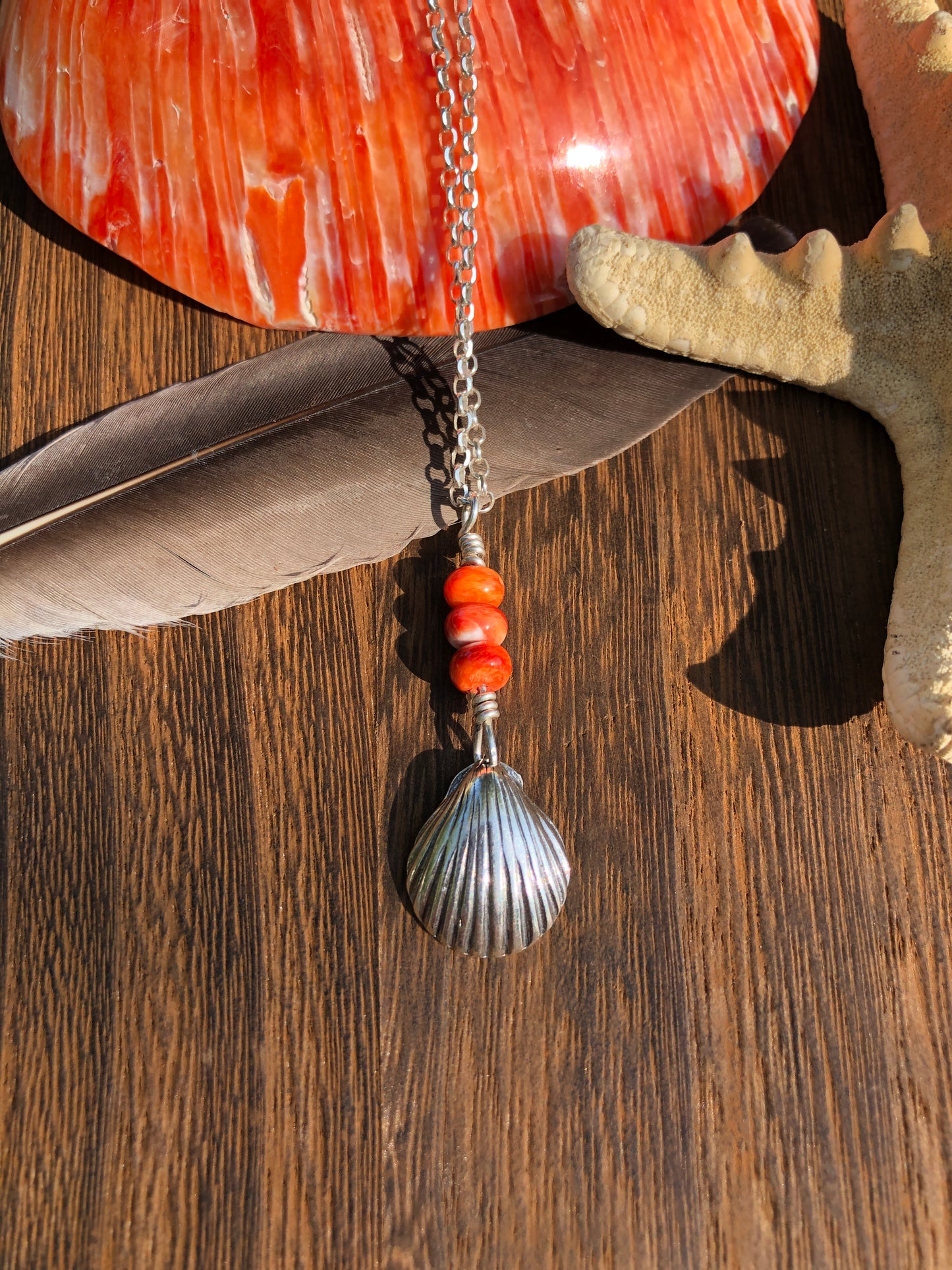 Ocean Vibes: Spiny Oyster Necklace