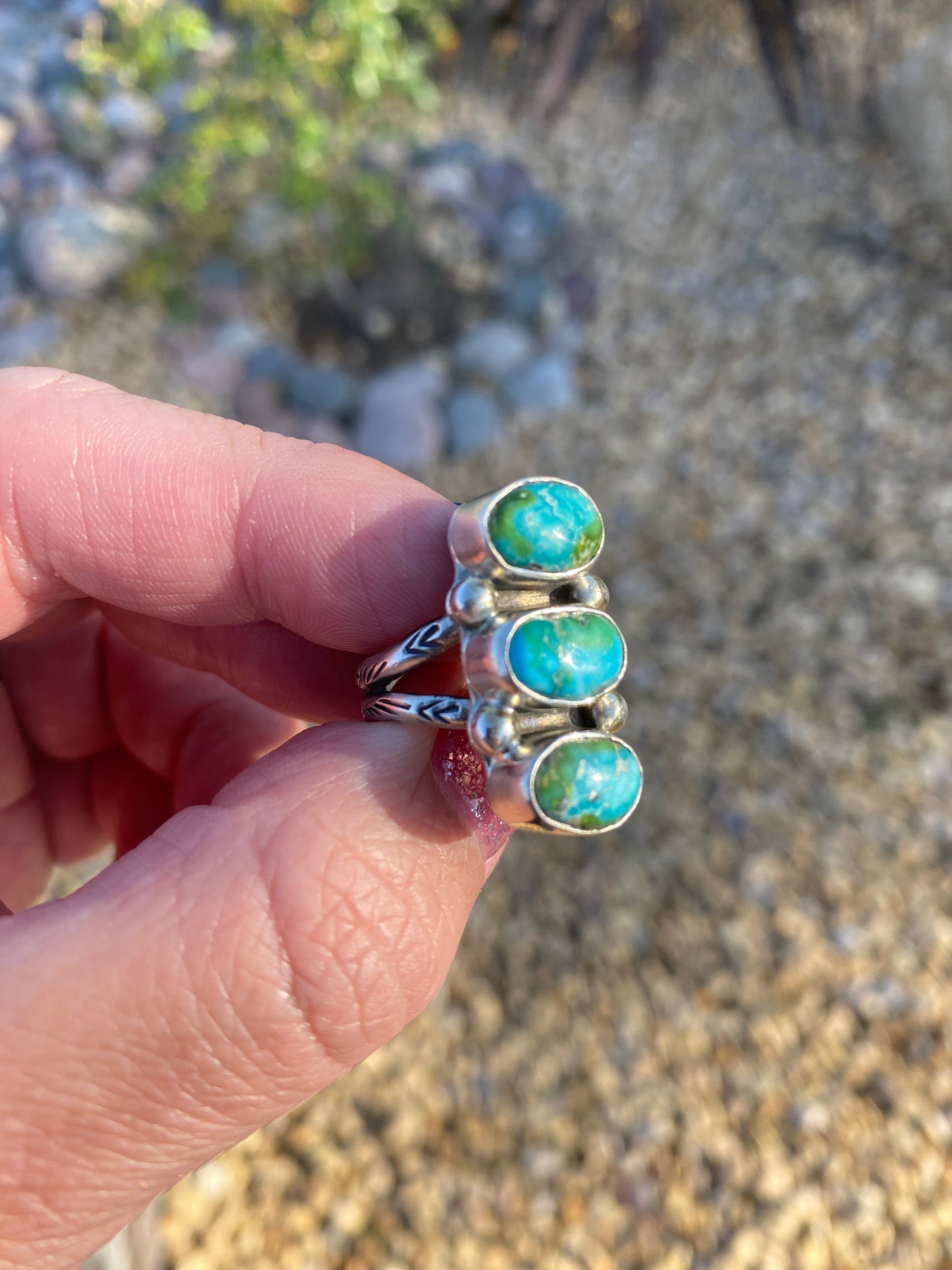 Sonoran Gold Turquoise ring Size 7