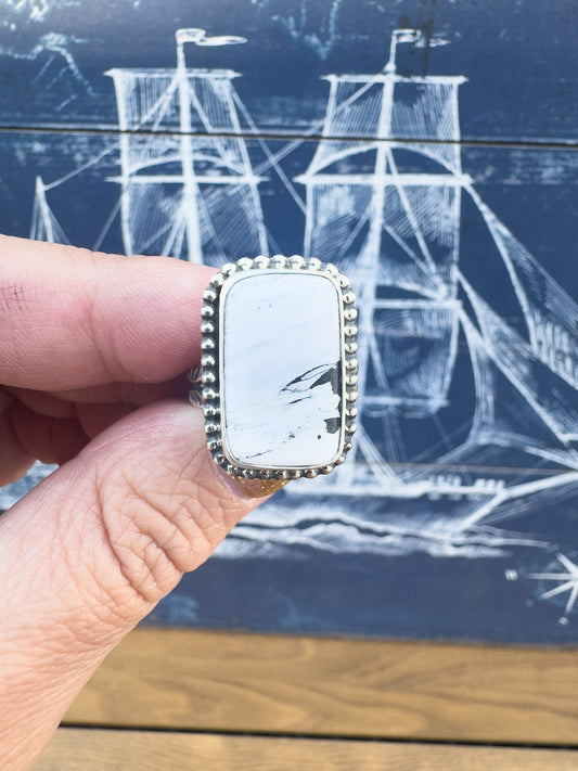 White Buffalo ring size 8