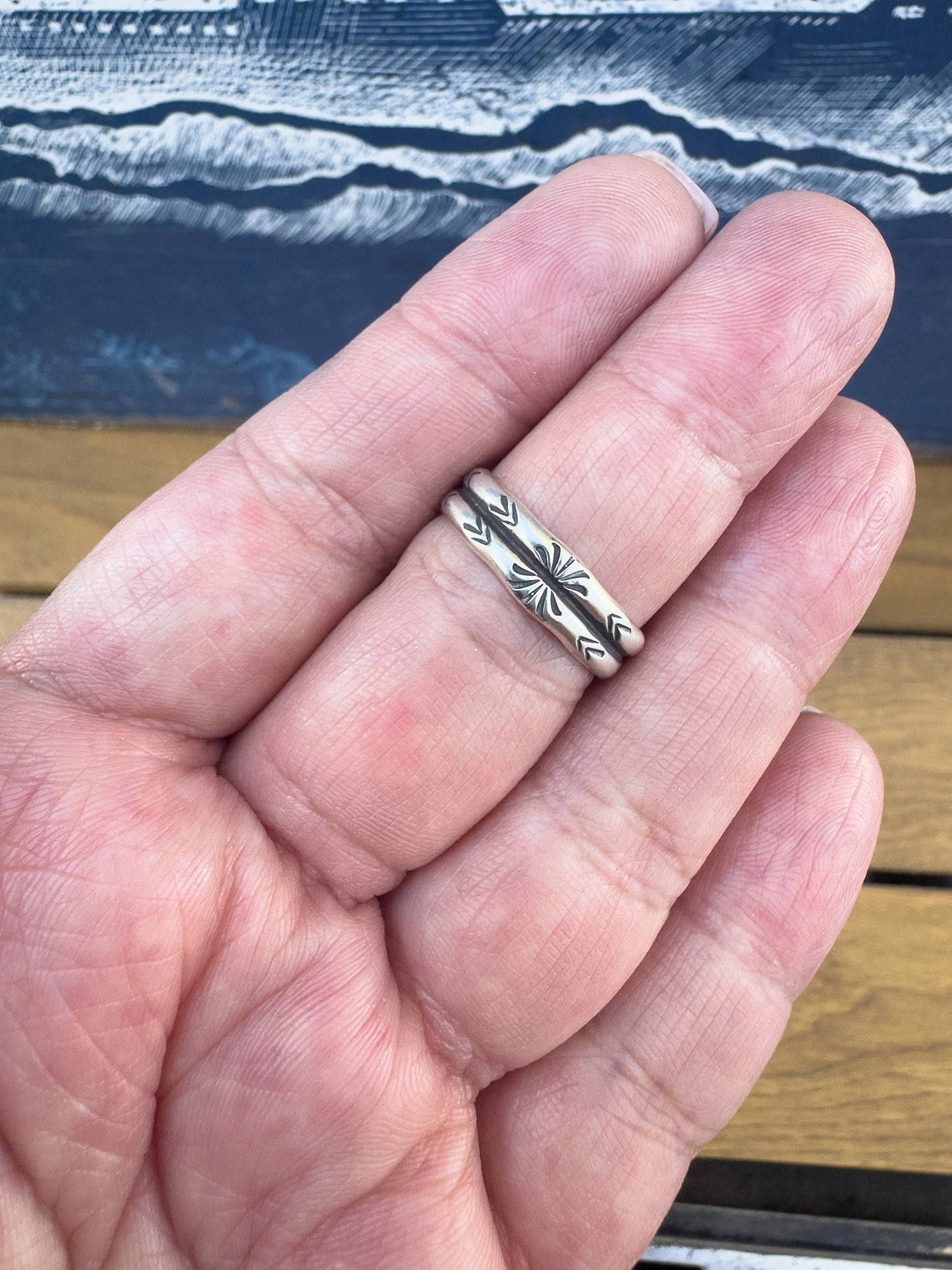 White Buffalo ring size 8