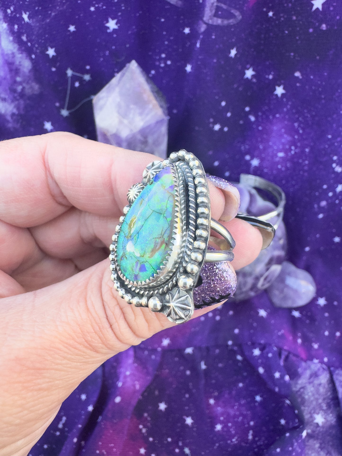 Monarch Opal Ring size 9