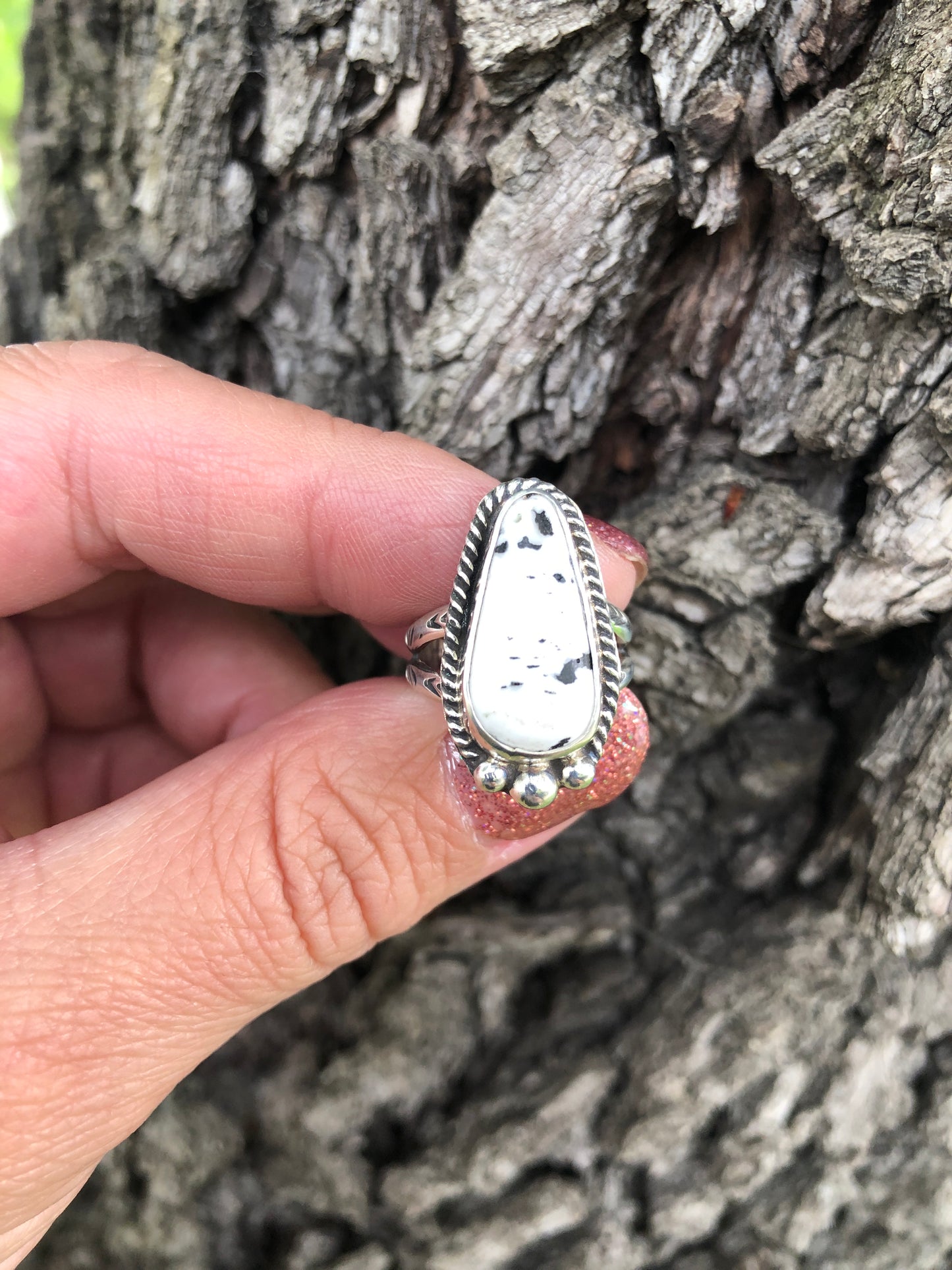 White Buffalo ring size 6