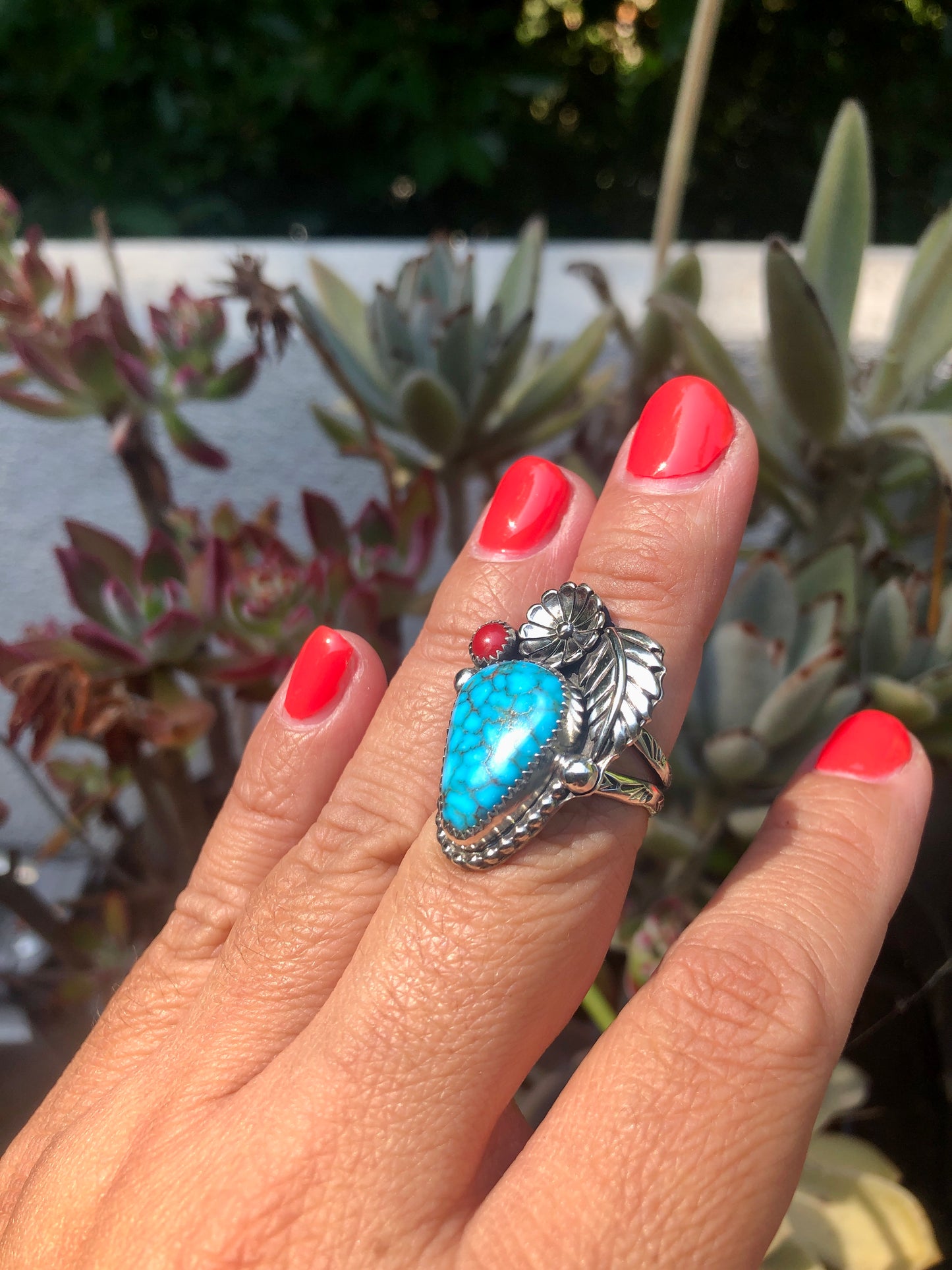 "Senorita" Kingman Turquoise Size 7